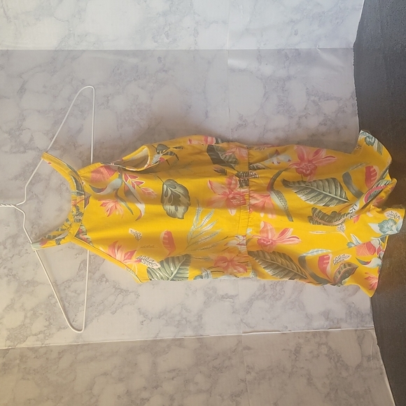 Yellow Floral Romper by Old Navy - Picture 1 of 5